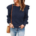 New Style Thickened Solid Color Sweater Women's Loose