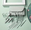 16PCS Professional Nail Clippers & Cuticle Nippers Set with Travel Case – Manicure & Pedicure Kit