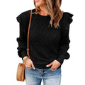 New Style Thickened Solid Color Sweater Women's Loose