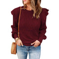 New Style Thickened Solid Color Sweater Women's Loose