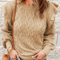 New Style Thickened Solid Color Sweater Women's Loose