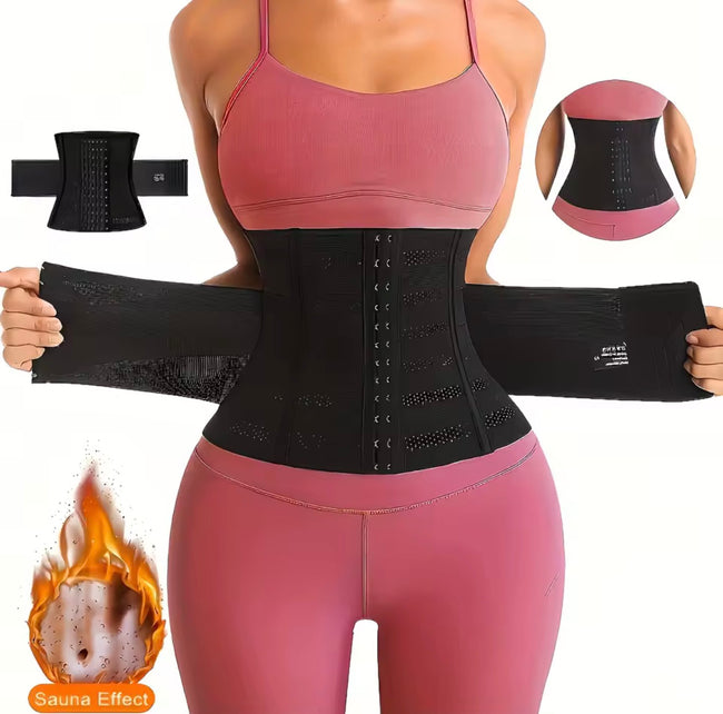 Women’s Waist Trainer Underbust Corset – Tummy Control Waist Cincher Sport Girdle Hourglass Body Shaper Shapewear