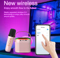 Wireless Karaoke Speaker with RGB Lights & Dual Mics