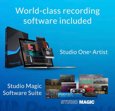 AudioBox 96 25th Anniversary Studio Ultimate Bundle – Kit Completo de Grabación con Studio One Artist DAW
