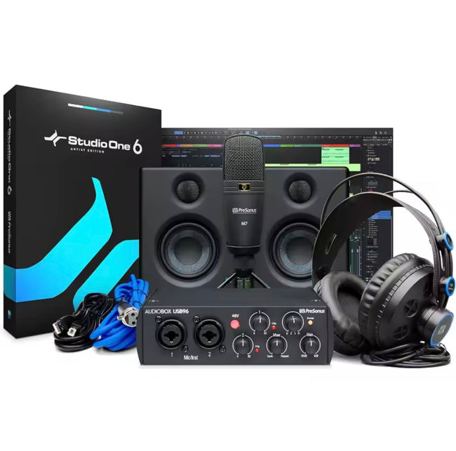 AudioBox 96 25th Anniversary Studio Ultimate Bundle – Kit Completo de Grabación con Studio One Artist DAW
